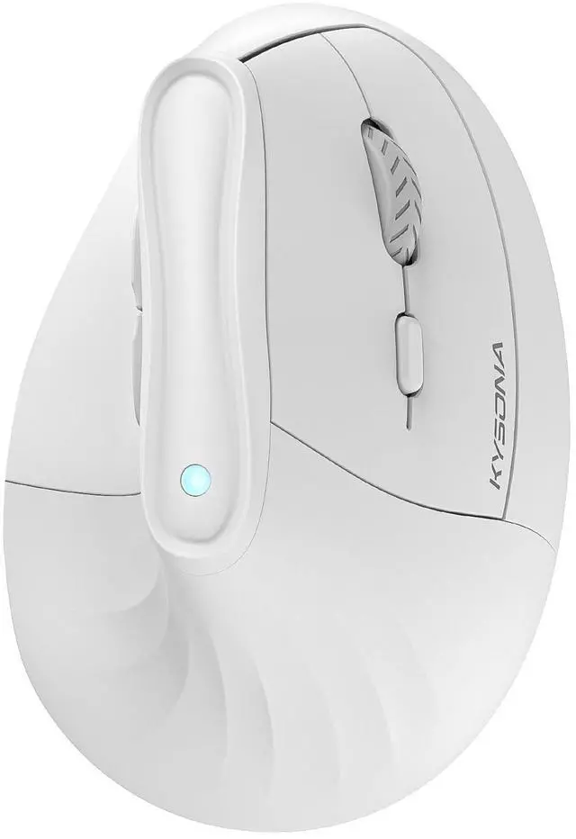 Main image of Ergonomic Mouse Wireless, Bluetooth Vertical Mouse, 5-Level Adjustable DPI, 2.4G Silent Switch Mice for Windows, MacOS, IPadOS, Laptop, PC, White