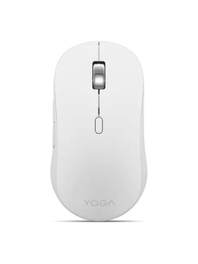 Alt view image 7 of 7 - Yoga Bluetooth Silent Mouse, 3 Level DPI Adjustment, 36 Month Battery Life, Bluetooth 5.3, 3 Device Paring, Whisper Quiet, Programmable Buttons, Smooth Finish, Seashell