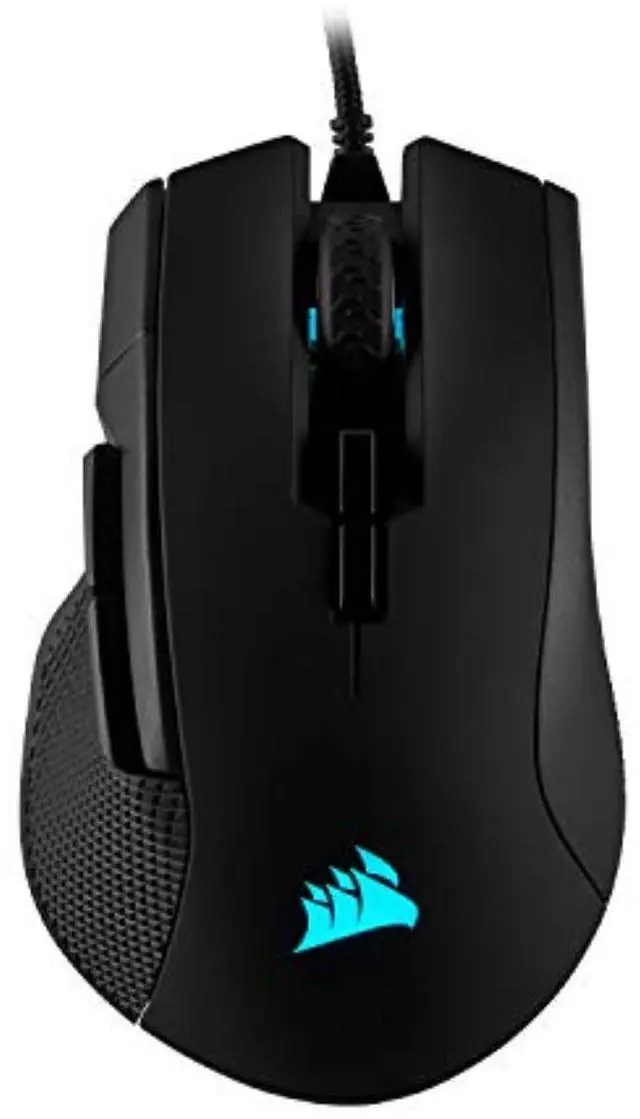 Main image of IRONCLAW RGB Wired FPS/MOBA Gaming Mouse 18,000 DPI 7 Programmable Buttons Designed for Large Hands iCUE Compatible PC, Mac, PS5, PS4, Xbox Black