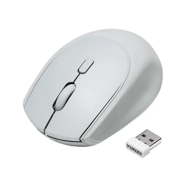 Main image of C2 Silicone Wireless Mouse 1600 DPI Optical 2.4GHz (Gray)