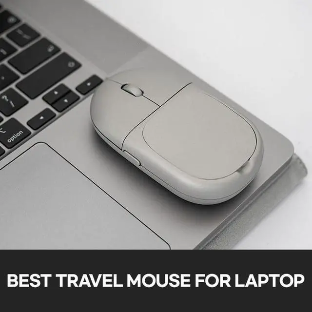 Alt view image 6 of 7 - Magnito Magnetic Wireless Bluetooth Mouse for MacBook, iPad, Laptop, Windows, Chrome OS, Linux Compact & Portable, Slim, Lightweight, Quiet Clicks The Best Travel Mouse (Space Gray)