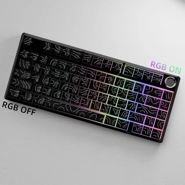 Alt view image 6 of 7 - 87 Pbt Keycaps, Mechanical Keycap Set, MXD Technology (Anti-Sink, Anti-Scratch, Anti-Fade), Suitable for All Mechanical Keyboards, Best Choice for Work/Gaming (Keyboard not Included)