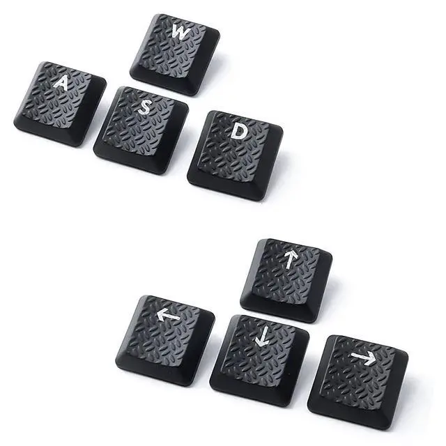 Alt view image 2 of 6 - Texture Tactility Backlit Gaming Keycaps Replacement for GL Tactile Switch Logit G813/G815/G913/G915 TKL RGB Mechanical Keyboard Keycaps(WASD Keycaps+Arrow Keys)