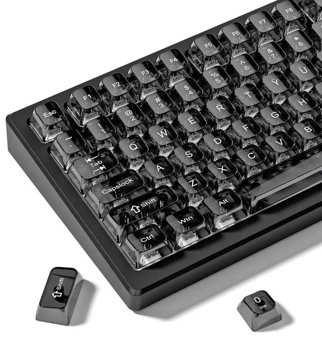 Alt view image 6 of 7 - Clear keycaps Set,Translucent Keyboard keycaps,Jelly Key caps