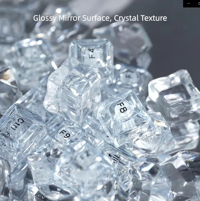 Alt view image 4 of 7 - ICE Clear keycaps,Translucent keycaps Jelly,Shine Throug Key caps