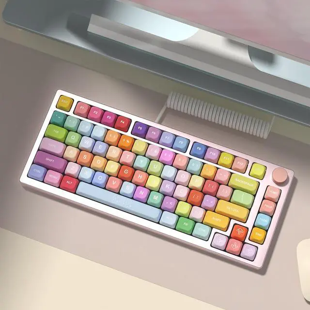 Alt view image 6 of 7 - KBDiy Gummy Bears KOA Profile Keycaps Set,Dye-Sublimation PBT Cute Custom Keyboard Keycap,139 Key Cap 100 Percent Set for Cherry Gateron MX Switches Mechanical Keyboards