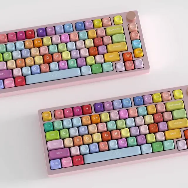 Alt view image 7 of 7 - KBDiy Gummy Bears KOA Profile Keycaps Set,Dye-Sublimation PBT Cute Custom Keyboard Keycap,139 Key Cap 100 Percent Set for Cherry Gateron MX Switches Mechanical Keyboards