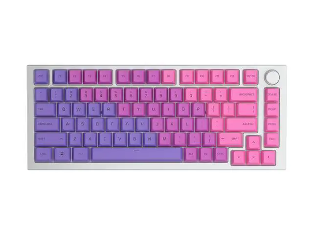 Alt view image 4 of 6 - GPBT Dye Sublimated Keycaps (Nebula) - Thick PBT Plastic 114 Keycap Set for 100% Full Size, 85% 80% TKL, 60% Compact, 75% Mechanical Keyboards