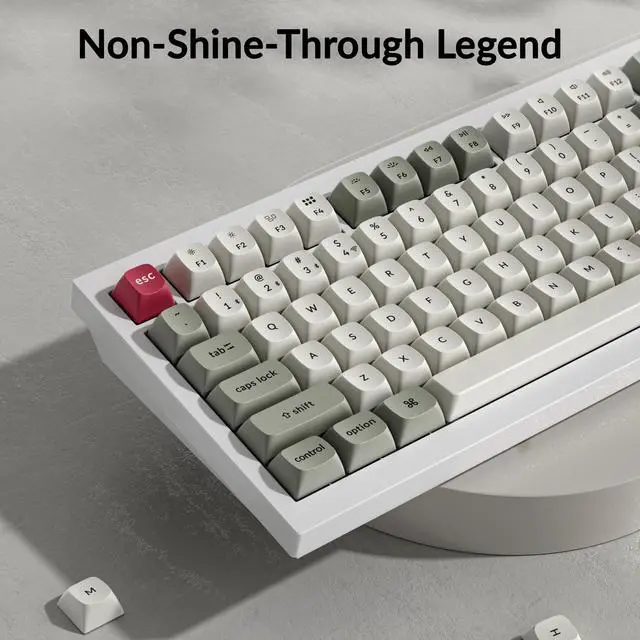 Alt view image 4 of 7 - OSA Profile Double-Shot PBT Keycap Full Keycap Set (141 Keys) - Retro, Compatible with MX Mechanical Switches, Non-Shine-Through, Fits ANSI Layouts (100%, TKL, 96%, 75%, 65%, 60%)