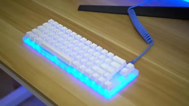 Alt view image 4 of 4 - Coiled & Double-Sleeved Mechanical Keyboard Cable, for Type-C Mechanical Keyboards (Blue)