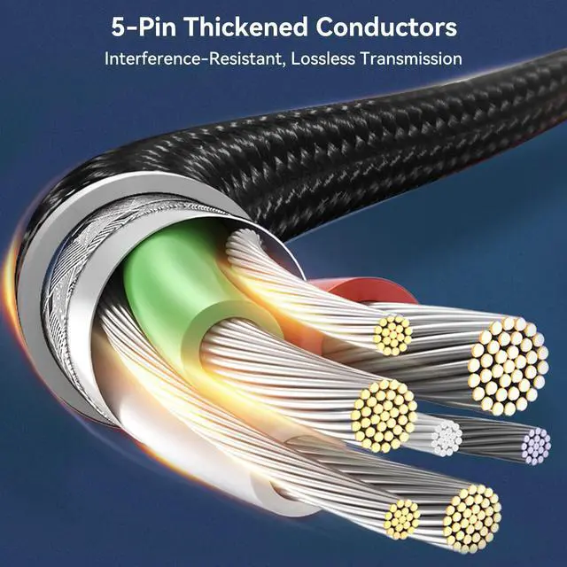 Alt view image 5 of 7 - Mix Coiled Keyboard Cable 8k 5ft for Mechanical Gaming Keyboard