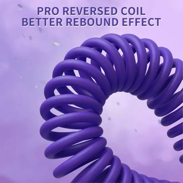 Alt view image 3 of 7 - C01Ultra RGB Coiled Keyboard Cable,Pro Custom USB-C Aviator Cable for Gaming Keyboards,Stable Dual-Sleeved Design,2m Type-C to USB-A Hyper-Speed,Detachable Metal Aviator for PC Gamer,Purple