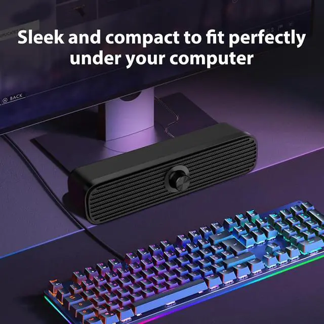 Alt view image 6 of 7 - 3.5mm Computer Speakers for Desktop Laptop Tablet with Volume Control