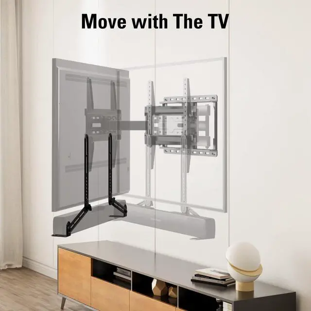 Alt view image 3 of 7 - Soundbar Mount Bracket Fits Most of Soundbars up to 15 Lbs