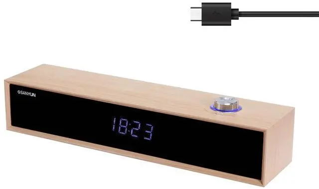 Main image of SW012 Desktop PC Soundbar, USB-C for Power and Audio & Bluetooth 5.4