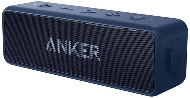 Main image of soundcore 2 Portable Bluetooth Speaker, Stereo Sound, IPX7