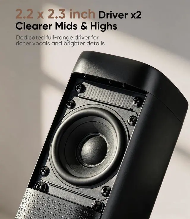Alt view image 2 of 7 - 11.7" Sound Bar with Subwoofer, Deep Bass, Bluetooth/AUX/Optical