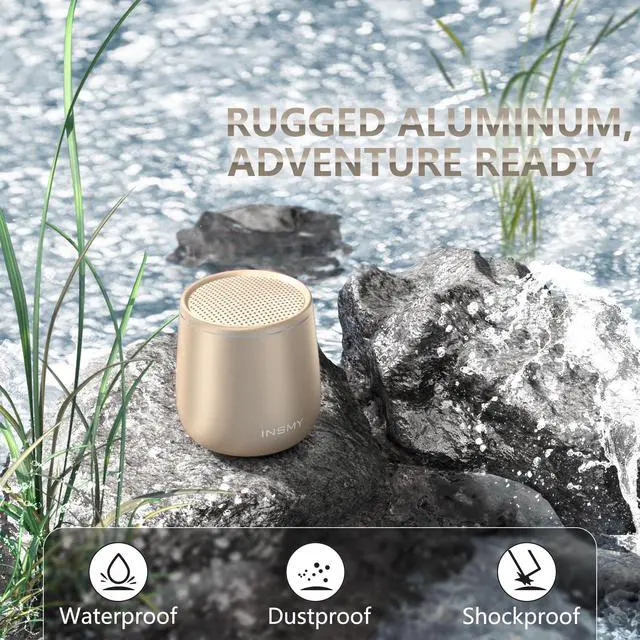 Alt view image 3 of 7 - Small Bluetooth Speaker, Waterproof Mini Portable Wireless Speakers