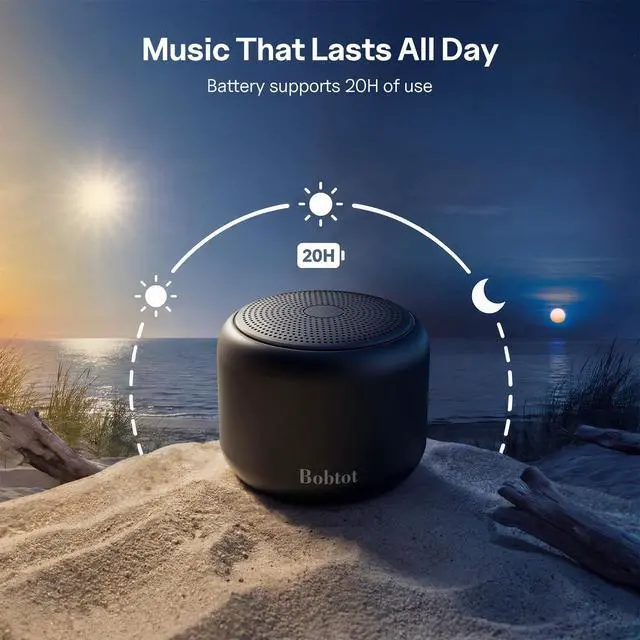 Alt view image 4 of 7 - Portable Bluetooth Speakers with Strap Easy to Carry Mini Speaker