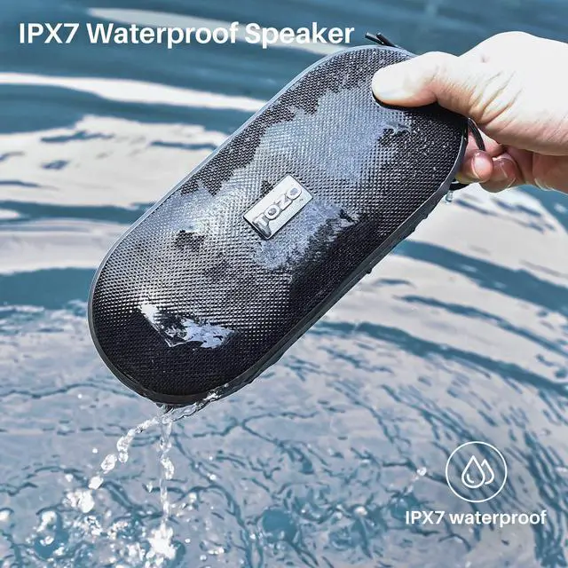 Alt view image 3 of 7 - PA1 Portable Bluetooth Speaker, Powerful Stereo Sound with Deep Bass