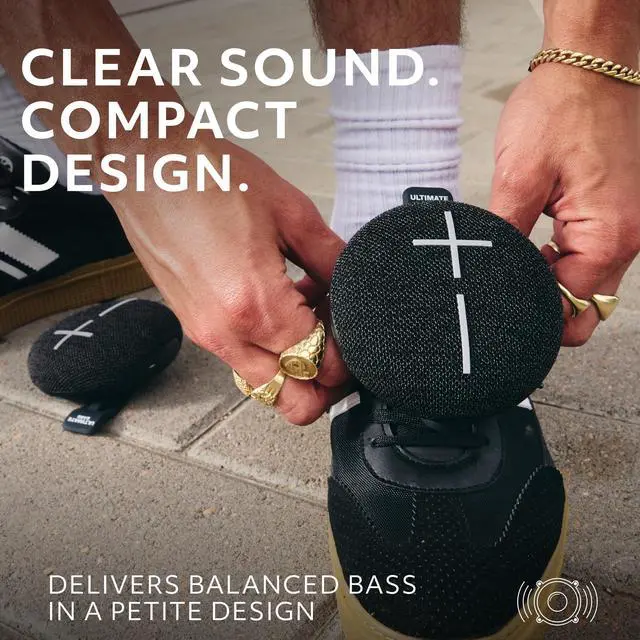 Alt view image 5 of 7 - MINIROLL Waterproof Bluetooth Speaker - Gentle Black