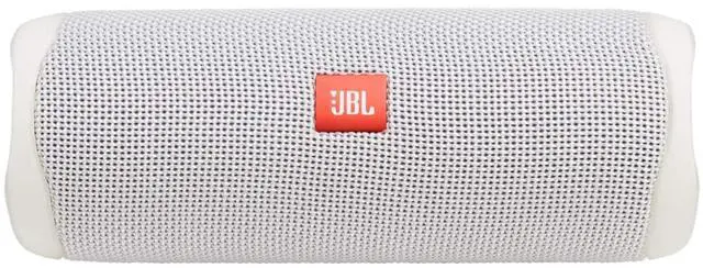 Main image of FLIP 5, Waterproof Portable Bluetooth Speaker, White, 3.6 x 3.6 x 8.5