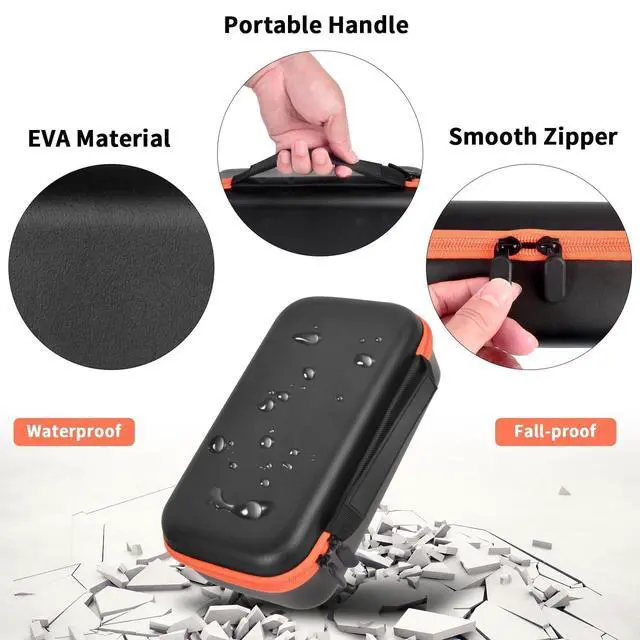 Alt view image 7 of 7 - Dual Microphone Case for JBL PartyBox Wireless Mic, Case Only