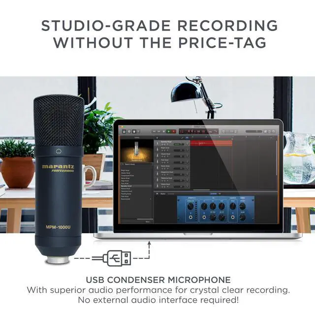 Alt view image 2 of 6 - MPM-1000U USB Condenser Microphone