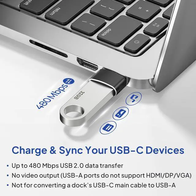 Alt view image 5 of 7 - USB to USB C Adapter for iPhone 17 4Pack,USBC Car Charger Adapter