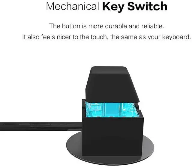 Alt view image 4 of 7 - Desktop Computer Power Switch Power Supply Control Adapter Cable 2M External PC Power Button ATX Desktop Computer Case Motherboard Switch On Off Power SW Cables, Black