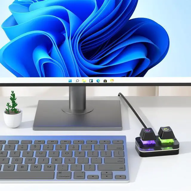 Alt view image 2 of 6 - PC Power Button, Desktop Computer External PC Power Supply Switch for Computer Motherboard (Acrylic)