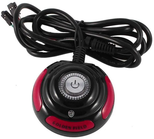 Main image of PC Power Button Desktop Computer PC Case Power Supply On/Off Reset HDD Button Switch (67inch 1.7m)