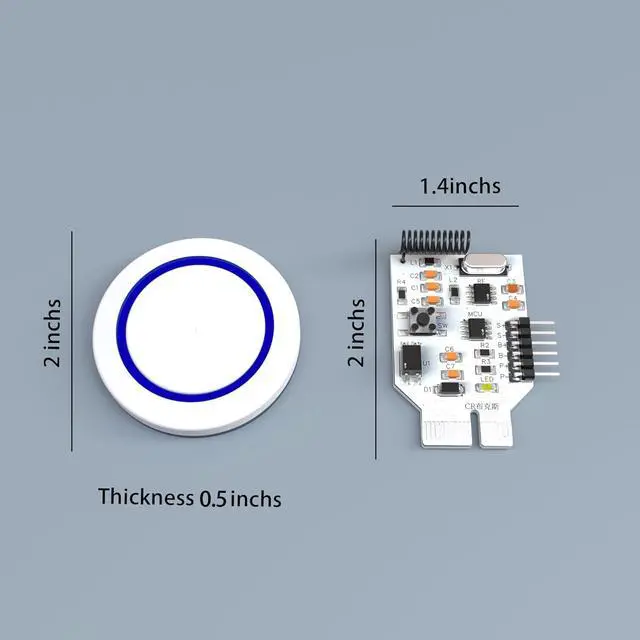 Alt view image 5 of 6 - Wireless Remote Computer Power Switch PC Power Button Desktop Computer Case Motherboard Switch On Off