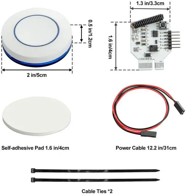 Alt view image 5 of 5 - External PC Power Button, Wireless Remote PC Power Switch, PCIe Card for Computer Motherboard to Start ON/Off