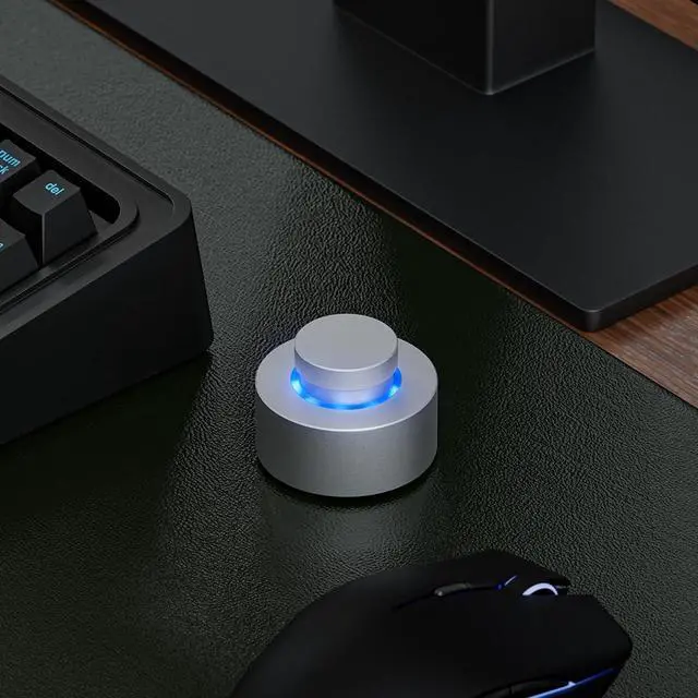 Alt view image 6 of 6 - Remote PC Power Switch, Desktop ON Off Power Button PC, Wireless PC Power Button for Computer Motherboard (Silver)