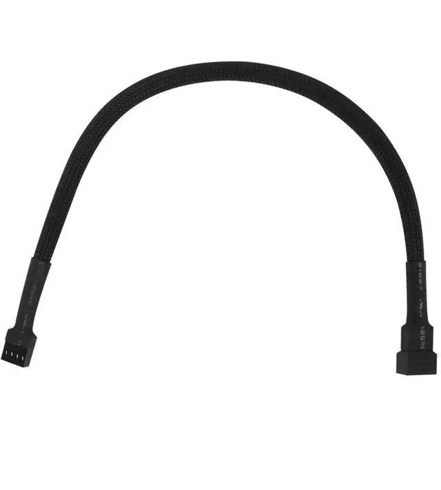 Alt view image 5 of 7 - 10-Pack PWM 4 Pin Fan Extension Cable12 inch PC Fan Power Extension Cable, Male to Female 4-Pin PWM Splitter Cord for Computer ATX Case