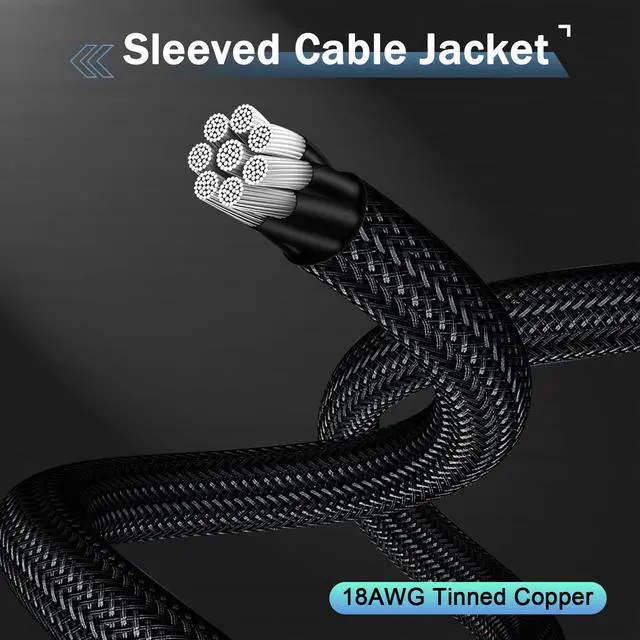 Alt view image 5 of 7 - CPU Cable for Corsair PSUs, CPU 8 Pin Male to CPU 8 Pin (4+4 Detachable) Male EPS-12V Motherboard Power Adapter Sleeved 25-inch (63cm)