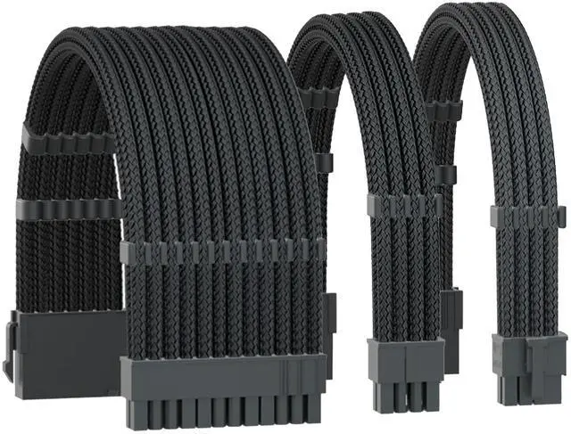 Main image of Power Supply PC Cable Extension Kit,1xATX/1xEPS/1xPci-E