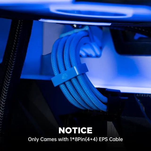 Alt view image 3 of 7 - 16AWG PSU Cable Extension Power Cords, Customized Power Supply Mod Sleeve Extension Cable, ATX/EPS/8-pin PCI-E/6-pin PCI-E for PSU Cable