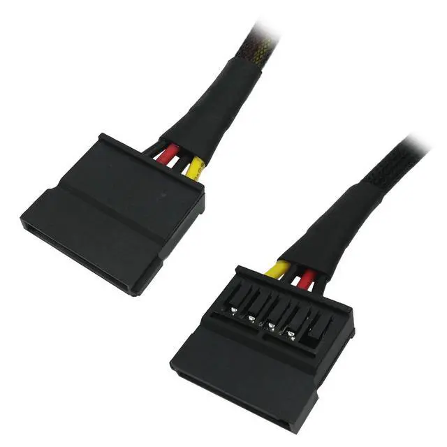 Alt view image 2 of 6 - (3-Pack SATA Power Cable for Lenovo Motherboard, ATX 4 Pin to SATA Hard Drive HDD Power Adapter Extension 12-inch(30cm)