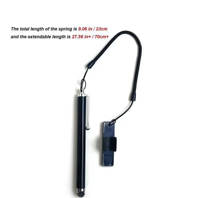 Alt view image 3 of 7 - Stylus Pen for Touch Screen with Pen Holder, Bike Motorcycle Stylus Pen with Anti-Drop Spring Strap, High Precision and Sensitivity, Glove-Friendly for iPad iPhone Android Tablets Smartphone (1PCS-1)