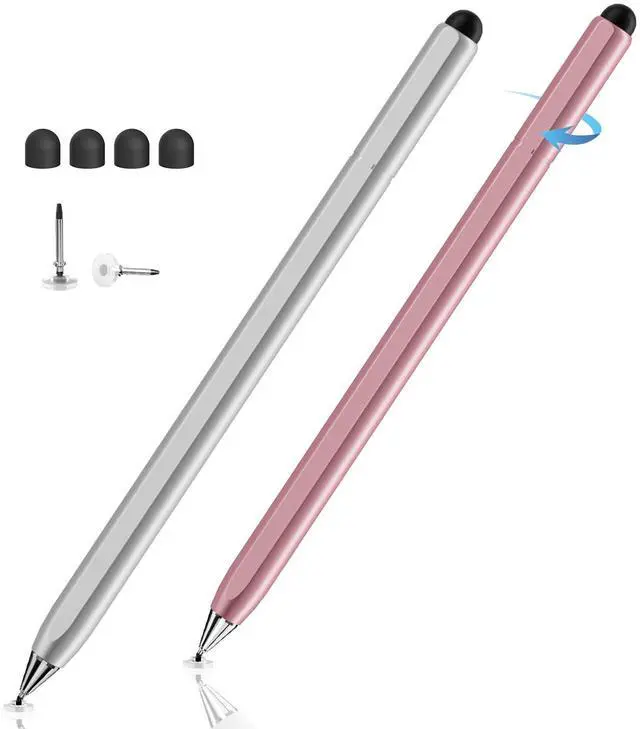 Main image of Stylus Pen for Touchscreen, 2-in-1 Magnetic Body & Rotate Stylists Pens