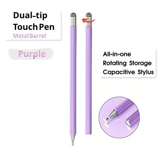 Alt view image 7 of 7 - 2-in-1 Rotatable Stylus Pen for Samsung Galaxy Z Fold 8/Z Fold8 Ultra Pen