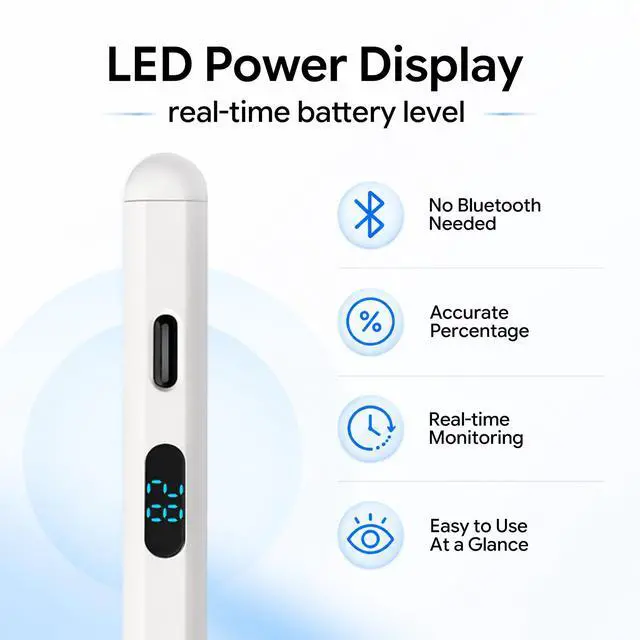 Alt view image 2 of 7 - Active Stylus Pen with LED Display