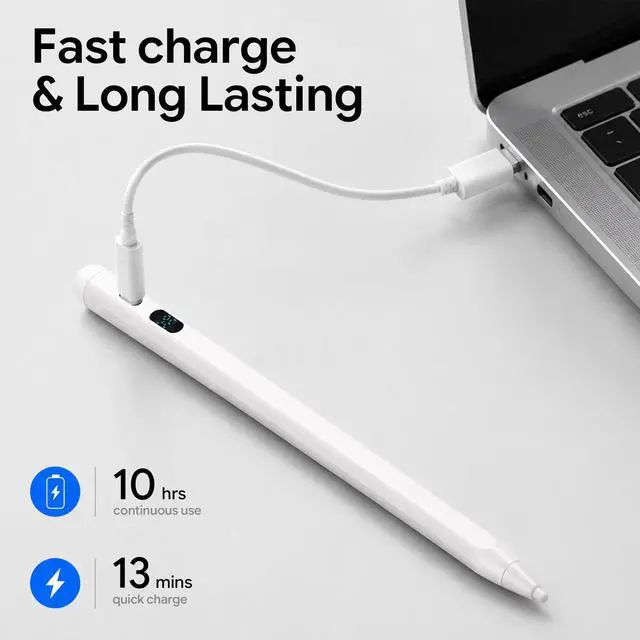 Alt view image 3 of 7 - Active Stylus Pen with LED Display