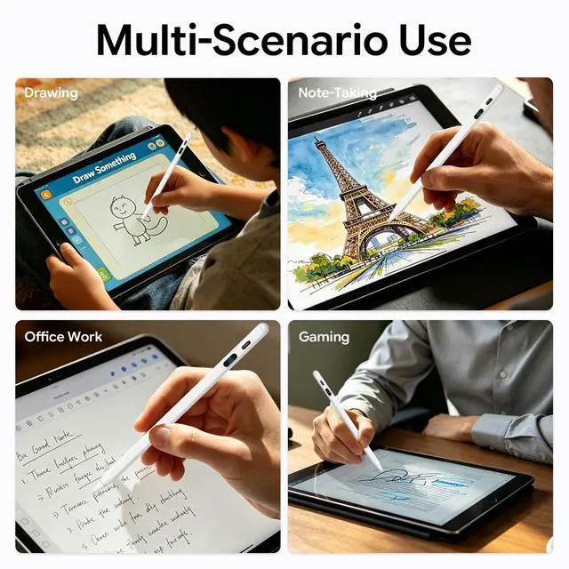 Alt view image 7 of 7 - Active Stylus Pen with LED Display