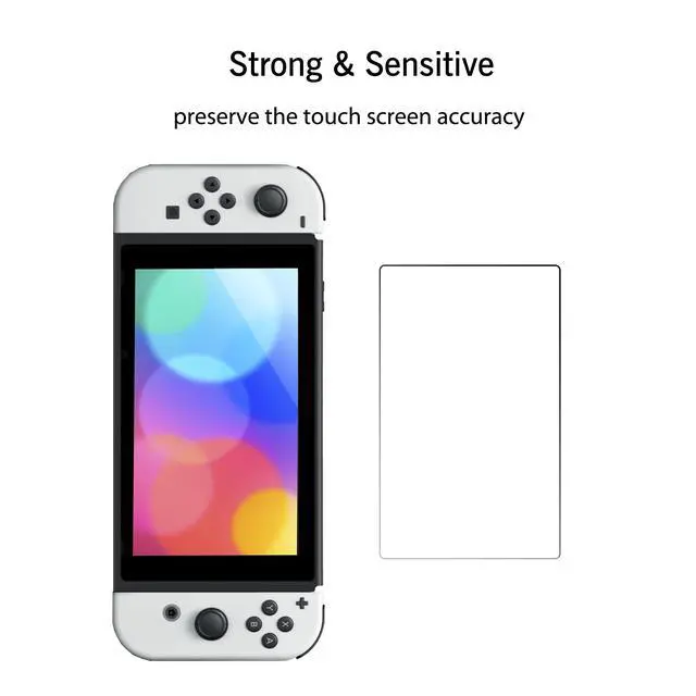 Alt view image 5 of 6 - 2 Pack Screen Protector for Nintendo Switch OLED Model 2021, 7 Inch
