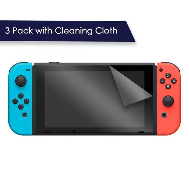 Alt view image 2 of 6 - 3-Pack Screen Protector for Nintendo Switch 6.2'', Transparent HD Clear Anti-Scratch Screen Protector Compatible Nintendo Switch 6.2''