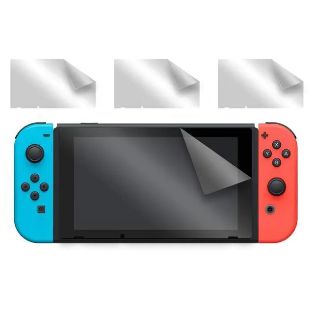 Alt view image 3 of 6 - 3-Pack Screen Protector for Nintendo Switch 6.2'', Transparent HD Clear Anti-Scratch Screen Protector Compatible Nintendo Switch 6.2''