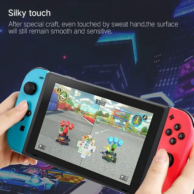 Alt view image 5 of 6 - 3 Pack Tempered Glass Screen Protector Designed for Nintendo Switch 6.2 Inch, HD Case Friendly, 9H Hardness, Bubble Free, Easy Installation (Clear)